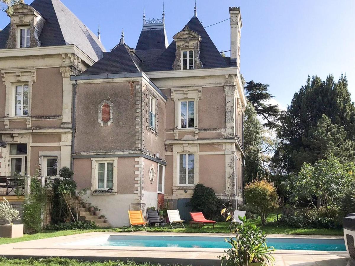 Maison De Maitre Avec Piscine Et Jardin - Coeur Des Coteaux Du Layon, Proche Angers Et Saumur - Fr-1-622-55 Bed & Breakfast Faye-d'Anjou ภายนอก รูปภาพ